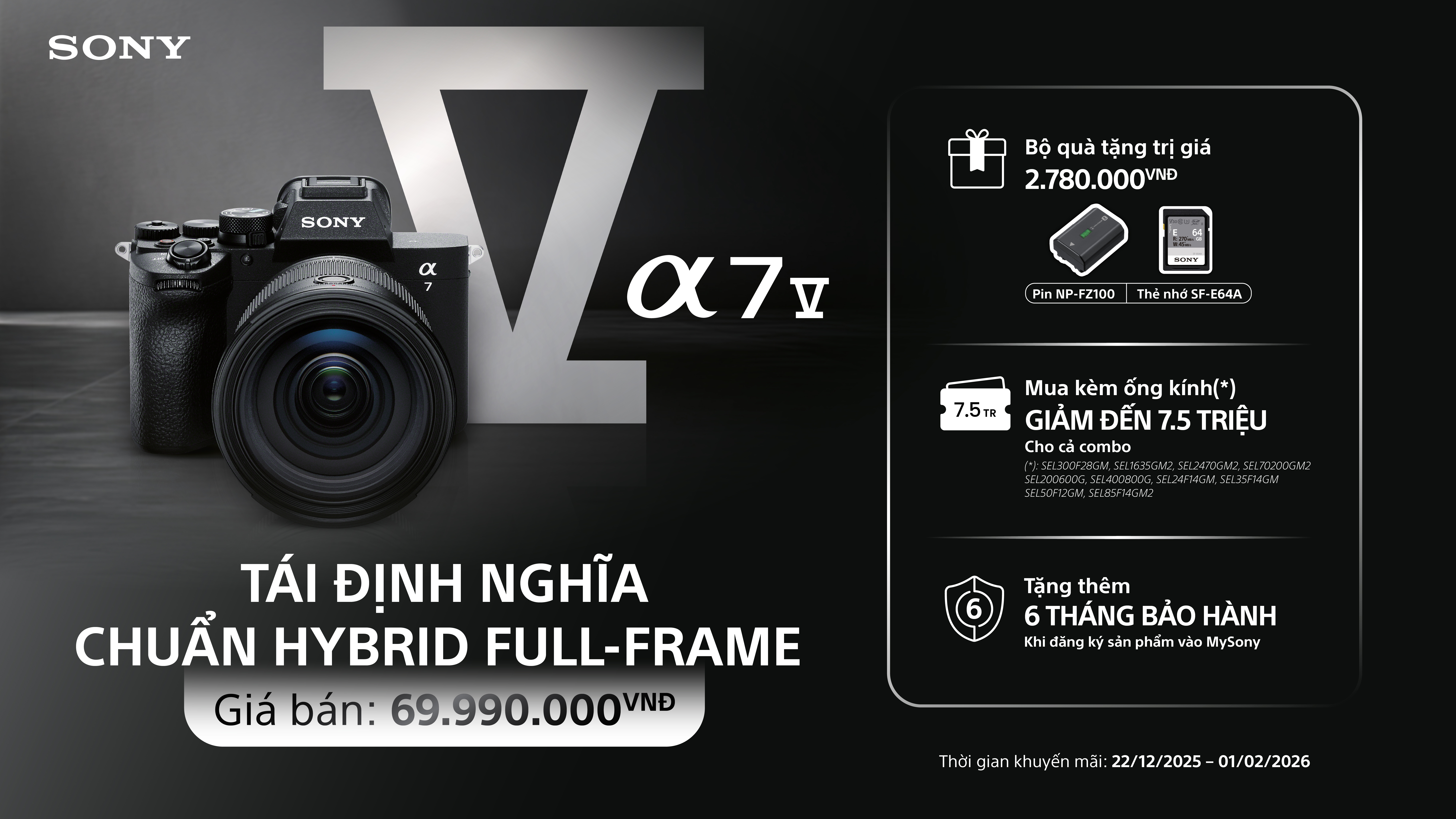 Giá bán khuyến mãi A7M5